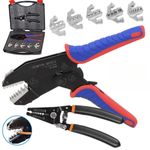 Wire Crimper Pliers Ratcheting Insulated Cable Connectors Terminal Crimping Tool
