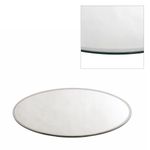 Square & Round Mirror Plate Glass Centrepieces 5 Sizes Wedding Event Table Decor