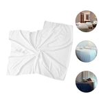 Washable Beauty Salon Bedsheet Polyester Fiber with Face Hole for Massage