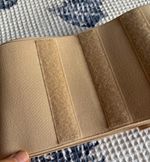 Beige Elastic Maternity Support Belt Wrap with Hook & Loop Fastening
