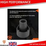 Rear Hub For	Ford	Transit	2015 Onwards hub socket set 12 wheel lock nuts 4 Point