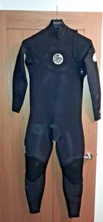 Rip Curl Wetsuit E-bomb Chest Zip Mens LS in Very Good Condition