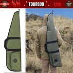 TOURBON Hunting 42in Rifle Bag Soft Carry Case Scope Cover w/Ammo Pouch Gun Slip