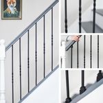 Deluxe Black "Enfield" Single Twist Stair Spindle - With or Without Brackets