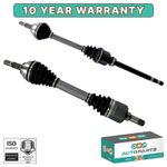 2X FRONT DRIVESHAFTS FOR CITROEN C5 C6 DISPATCH DS5 PEUGEOT 407 508 EXPERT RCZ