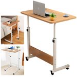 Laptop Table Adjustable Portable Notebook Desk Trolley Sofa Bed Tray Computer UK