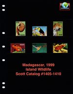 $4.50 Scott Value - 1999 MADAGASCAR Wildlife Toucans Frogs scarcer CV MNH NH UMM