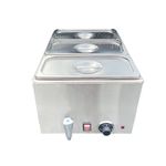 Davlex 3 pot bain marie three deep fill pots electric sauce food baine warmers