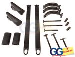 Thule 591 Bike Rack Cycle Carrier | T Track Bolts, Lock Nuts, Wheel Strap Kit