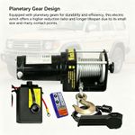 12V 3000lbs Electric Winch Steel Cable Truck Trailer Towing Off Road