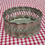 Silver Plate Pierced Gallery Bowl Silver Plate Bowl Vintage Late 19th Century