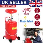 18 Gallon Workshop Waste Oil Drain Drainer Tank HeavyDuty Oil Collecting Pan 80L