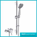 Bristan Acute2 Thermostatic Exposed Shower Valve with Riser Kit - Chrome