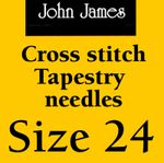 John James Cross stitch/Tapestry needles / Size 24 **Choose Quantity** Free P&P