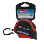 Hilka 75850050 5m Auto Stop Tape – Durable Measuring Tool, Black & Red