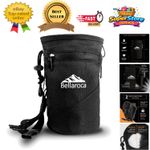 Chalk Bag & Professional Climbing Brush Set: Quick Access & Minimal Chalk Waste