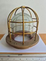Vintage style Nautical Brass Pendant light fitting in or outdoors.