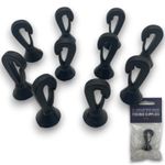 LFS Back lead weights Secure Clip Carp Coarse Fishing Black 15g 20g 30g 40g