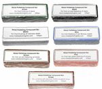 Metal Polishing Compound Bars Blue Brown Green White Black Rouge Pink +/- 100gms