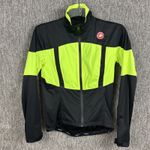 Castelli Mortirolo 4 Gore Windstopper Cycling Jacket Yellow Black Small 