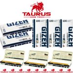 2000x GIZEH Filter Active CARBON Smoking TUBES Charcoal Cigarette Tobacco Tip UK