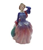ROYAL DOULTON VINTAGE FIGURINE BLITHE  MORNING HN2021 PINK & BLUE VERSION