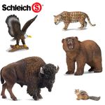 SCHLEICH World of Nature AMERICAS - Choose for 30 different figures all with Tag