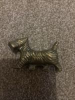 Scottie Dog West Highland Terrier Scottish Vintage Solid Brass Ornament