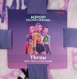 Throw K-pop Demon Hunters Netflix Official Merchandise Blanket New 120X150cm