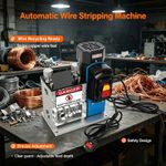 Electric Wire Stripping Machine 180W Copper Cable Stripper 1.5mm~30mm Tool