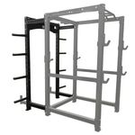 Strength Shop Riot Power Cage 6-Post Extension 8 Weight Horns Plate Storage