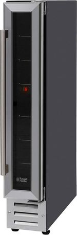 Russell Hobbs RHBI7WC1SS 7 Bottles Wine Cooler Freestanding / Built In Silver