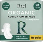 Rael Organic Cotton Cover Sanitary Towels - Regular Absorbency, Ultra Thin Perio