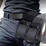 Men's Stretch Belt Quick Release Buckle Strong Nylon Elastic Casual Workwear
