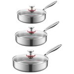 Titanium Hammered Pan Pro Ultra-Durable Scratch-Resistant Non Stick Pan