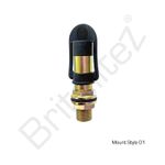 DIN MOUNT FOR FLASHING, ROTATING BEACON LIGHT, MOUNTING POLE, TRACTOR, AMBER