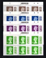 2022 Tariff M22L cyl W1  machin blocks of 6. £1.85 £2.55 £3.25 £4.20