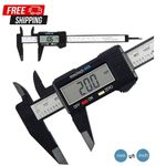 150mm Digital Caliper 6" Micrometer LCD Gauge Vernier Electronic Measuring Ruler