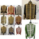 Napoleonic Hussar Uniform Military Style Tunic Pelisse Jimmi Hendrix.
