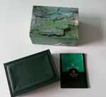 [Offer] Genuine Rolex Oyster Green Watch Box Set with Outer Box and Booklet