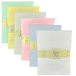 Baby COTTON Sheets Flannelette FLAT Pack of 2 Moses Basket Pram Crib