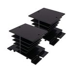 2PCS Solid State Relay heatsink Aluminum Heatsink for SSR-25DA/10DA/40DA Solid