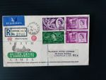 1958 British Empire Games reg. FDC to USA