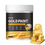 Liquid Gold Paint 300g Fast Drying Goldleaf Paint Liquid Metal Plaster