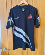 Kooga Wigan Warriors Black Super League Rugby League Shirt Adults Size S