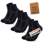 Premium Bamboo Cushioned Quarter Socks | For Walking, Running, Cycling, Hiking