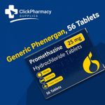 Generic Phenergan (Promethazine 25mg) 56 Tablets - |FREE NEXT DAY DELIVERY