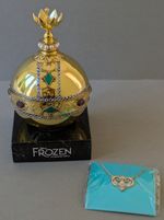 Disney Frozen West End Musical - Elsa Coronation Orb Jewellery Box + Necklace