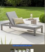 Kettler Pebble Sunlounger with Cushion