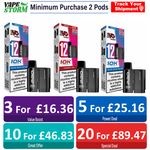 IVG Pro 12 Refill Pods | Refills | Prefilled Pods | 20mg | 10K Puffs - TPD